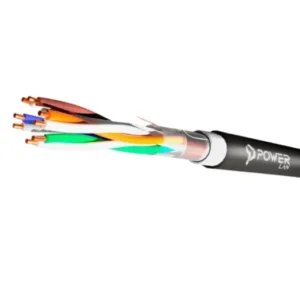PowerFiber Cable de Red FTP Exterior CAT5E