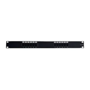 PowerFiber Caja De Patch 12 Puertos Cat5E