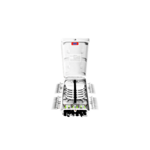 PowerFiber Caja Exterior Ftth Preconectorizada 4X8 Con Splitter 1X8 Conector Sc/Apc Con Sangria Con Cruz