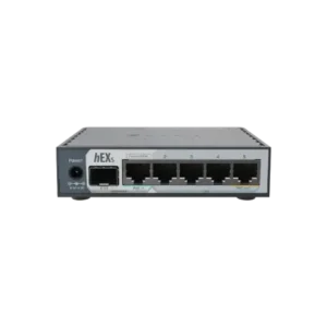 Mikrotik hEX S (2025) con RouterOS L4, carcasa para escritorio