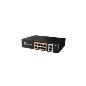 GLC Switch 8 Ports Poe *10/100Mbps + 2 Port 10/100/1000 Uplink + 1 Slot Sfp